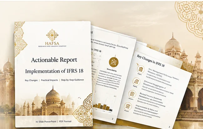 actionable report on ifrs 18 implementation with islamic architecture design
